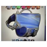 New Size S Neoprene Dog Swim/Life Jacket Blue Wave
