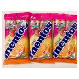 3x 4/Pack Fruit Mentos Chewy Mints