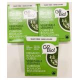 3x GoBio! Organic Vegetable Bouillon Cubes 66g/ea