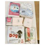 Large Lot of Assorted Puppy Pads & Diapers