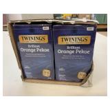 6x Boxes Twinings Brilliant Orange Pekoe Teas