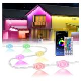 New 150ft Outdoor LED Smart Lights DIY Colours