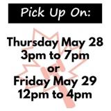 IMPORTANT! Pick up days/times: