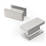 New 10 Pack Brushed Satin Nickel Cabinet Knobs