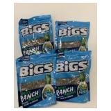 4x 140g Bags Bigs Zesty Ranch Sunflower Seeds