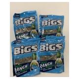4x 140g Bags Bigs Zesty Ranch Sunflower Seeds
