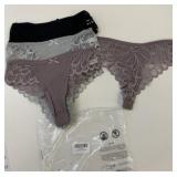 New 6 Pack Lace Size 5 Thong Underwear
