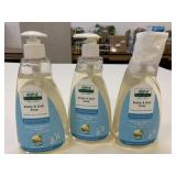 3x 500ml Aleva Hypoallergenic Bottle & Dish Wash