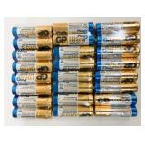 24 New GP Ultra +Alkaline Batteries AA Date: 2031