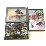 3x 1000Pc Puzzles