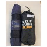North 49 Backpackers Mat & Self Inflating Pillow