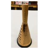 Conical Cheese Grater Copper Tone w/Wood Handle