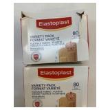 2x 80/Box Elastoplast Flexible Fabric Bandages