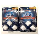 2x New Finish Dishwasher Cleaner 6 Week Supply