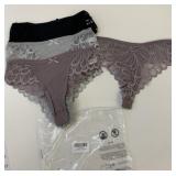 New 6 Pack Lace Size 5 Thong Underwear