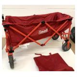 Coleman 4 Wheel Folding Cart - 1 Missing Pin But