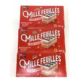 3x 291g Vachon Millefeuilles Flaky Pastries