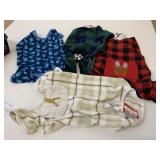 4 New Size M Dog Pajamas