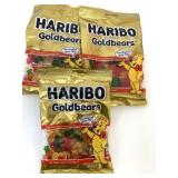 3x 227g Bags Haribo Goldbears Gummi Candy