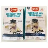 2x 5/Box Yumi Overnight Oats Blueberry Vanilla