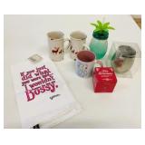 Wine Thermometer, Mugs, Wine Glasses Plus