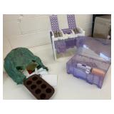 Large Lot of Wilton Decoration Items in Tote