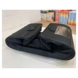 New Black Travel Duffle Bag w/Wheels & Handle