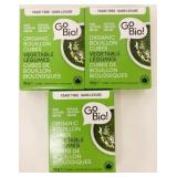 3x GoBio! Organic Vegetable Bouillon Cubes 66g/ea