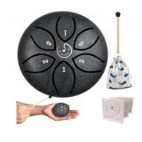 New Steel Tongue Handpan Drum 3' w/6 Notes & Bag