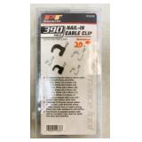 New PT 390Pc Nail In Cable Clips