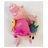 Talking Peppa Pig & George Plush Toys