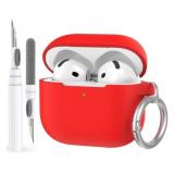 2 New AirPod 4 Case Cover Sets Red