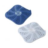 New 2 Pack Drain Hair Catcher Cover Shower/Bathtub