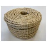 New 200ft x 1/4" Sisal Multi-Purpose Rope