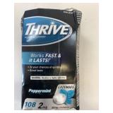 108 Pcs Thrive Peppermint Nicotine Replacement