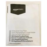 New Ream of 500 Sheets 8.5" x 11" Copy Paper