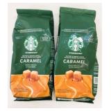 2x 311g Starbucks Caramel Ground Coffee