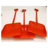 3 New 27" Nordic Trail Kids Snow Shovels