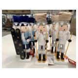 7 New 10"  Wooden Nutcrackers
