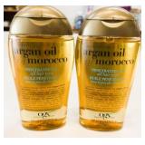 2x 100ml OGX Renewing Argan Oil of Morocco