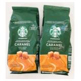 2x 311g Starbucks Caramel Ground Coffee