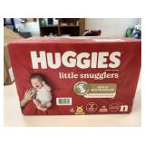 76 Huggies Newborn Diapers Little Snugglers