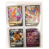 4 Pokemon V Cards Mew & Eevee