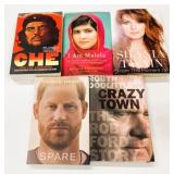 5 Hard & Soft Cover Books