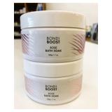 2x 200g New BondiBoost Rose Bath Soak