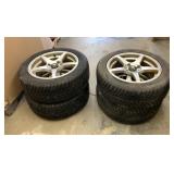 4 16" Aluminum Rims *Tires Are No Good*
