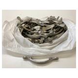 Bag Lot of Chrome Used Drawer Handles