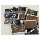 10 New 18x18" Faux Leather & Mesh Pillow Covers