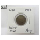 1888 USA Indian Head Penny
