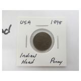 1898 USA Indian Head Penny